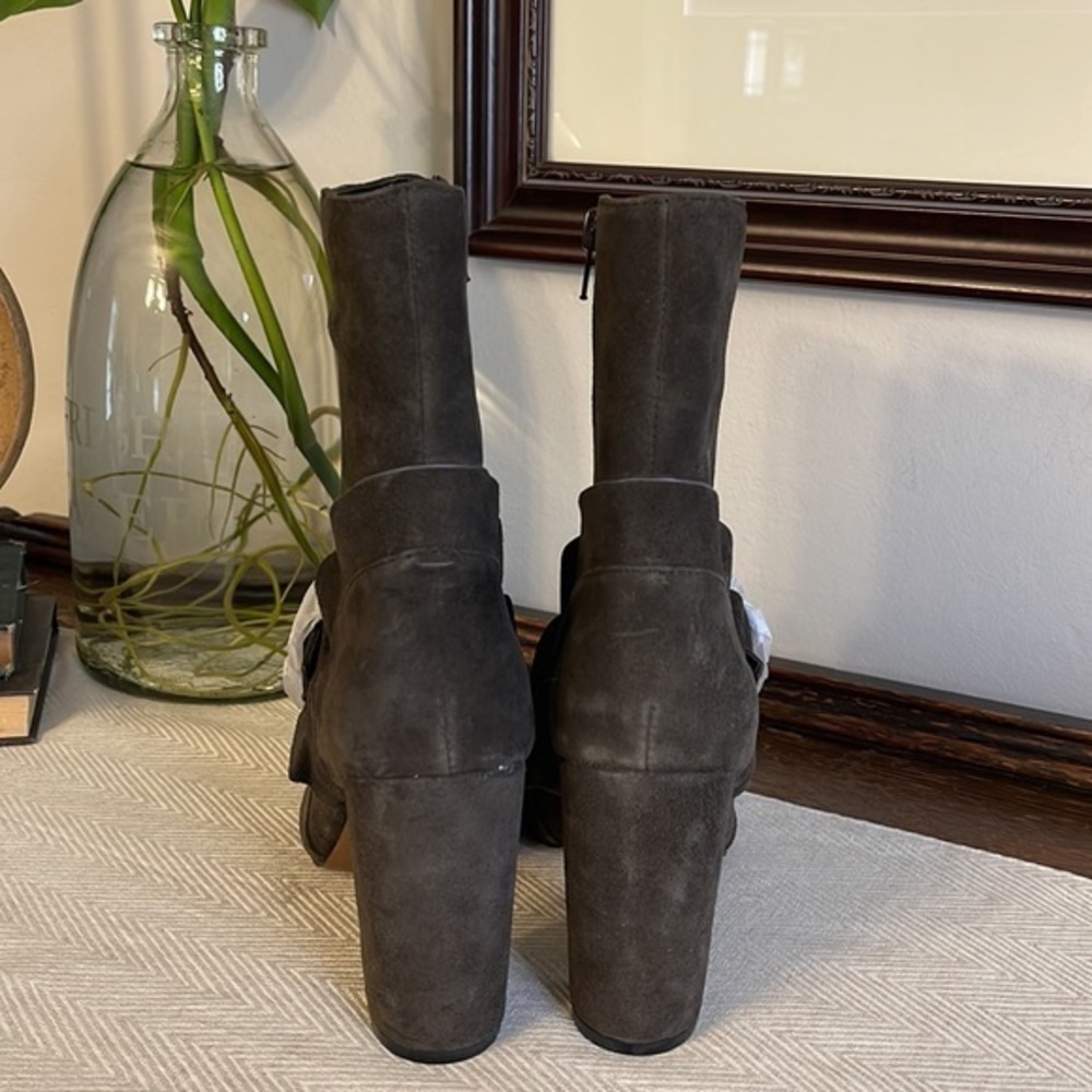 Kensie Lacey Bootie Women's Size 7.5 NEW‎ Brown Leather Buckle Accent - Picture 9 of 10